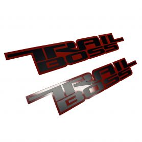 Trail Boss Emblem Badge for Silverado - Set of 2