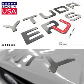 Tailgate Plastic Letters Inserts for Ford SUPER DUTY 2008-2016 