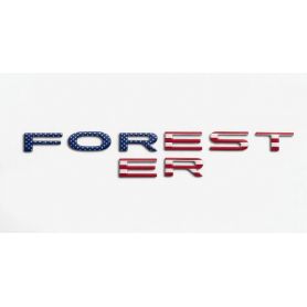 Domed FORESTER Letter Inserts fits 2025+ Subaru Forester Models