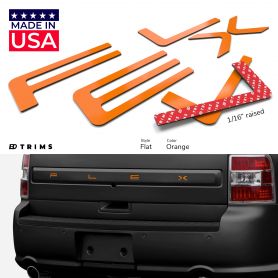 Tailgate Plastic Letters Inserts for Ford FLEX 2013+