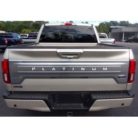 Tailgate Plastic Letters Inserts for 2018-2019 Ford PLATINUM F-150 Models