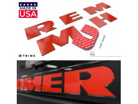 Bumper Plastic Letters Inserts for Hummer H2 Models