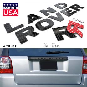 Tailgate Plastic Letter Inserts for Land Rover FREELANDER 2 / LR2 2008-2010 