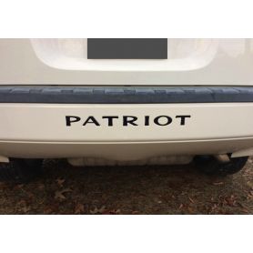 Tailgate Plastic Letters for Jeep Patriot Models