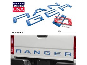 TAILGATE Raised Letters for Ford Ranger 2019-2023