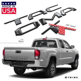 TAILGATE Raised Letters for Toyota Tacoma 2016+