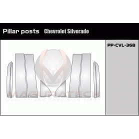 Chevrolet Silverado 2019-2020 LT Door Pillars Posts