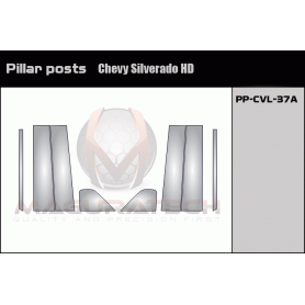 Chevrolet Silverado 2019-2020 HD Door Pillars Posts