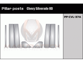 Chevrolet Silverado 2019-2020 HD Door Pillars Posts