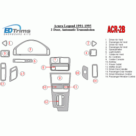 Acura Legend 1991 - 1995 Dash Trim Kit