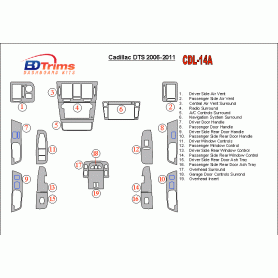 Cadillac DTS 2006 - 2011 Dash Trim Kit
