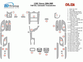 GMC Envoy 2006 - 2009 Dash Trim Kit