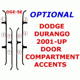 Dodge Durango 2001 - 2003 Dash Trim Kit