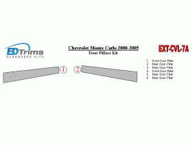 Chevrolet Monte Carlo 2000-2005 Exterior Door Pillars