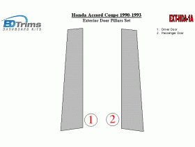 Honda Accord 1990-1993 Exterior Door Pillars