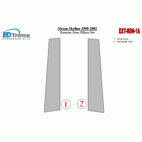 Nissan Skyline 1998-2002 Exterior Door Window Pillar Post Cover Trim