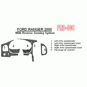 Ford Ranger 1997 - 2000 Dash Trim Kit