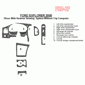 Ford Explorer 2000 - 2000 Dash Trim Kit
