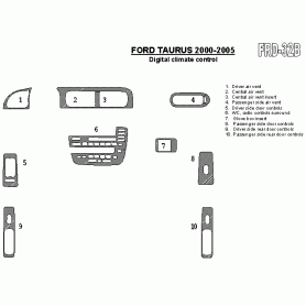 Ford Taurus 2000 - 2005 Dash Trim Kit
