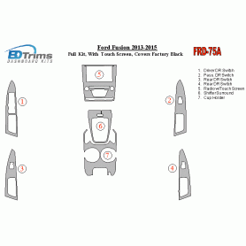 Ford Fusion 2013 - 2015 Dash Trim Kit
