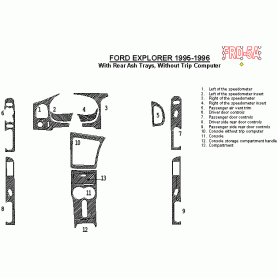 Ford Explorer 1995 - 1996 Dash Trim Kit