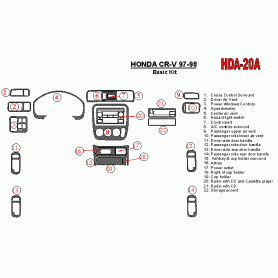 Honda CR-V 1997 - 1998 Dash Trim Kit