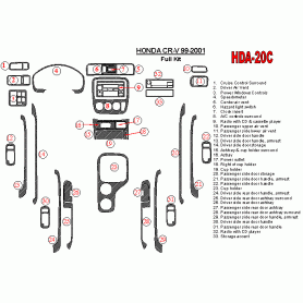 Honda CR-V 1999 - 2001 Dash Trim Kit