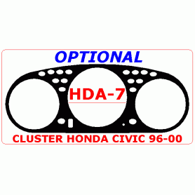 Honda Civic 1999 - 2000 Dash Trim Kit
