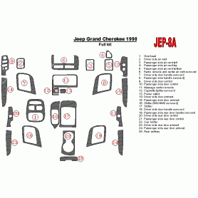 Jeep Grand Cherokee 1998 - 1998 Dash Trim Kit