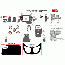 Lincoln Navigator 2000 - 2002 Dash Trim Kit