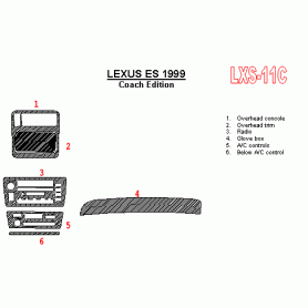 Lexus ES 1999 - 1999 Dash Trim Kit