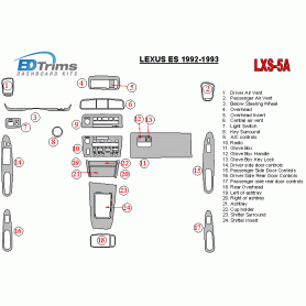 Lexus ES 1992 - 1993 Dash Trim Kit