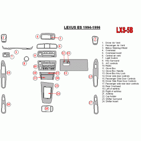 Lexus ES 1994 - 1996 Dash Trim Kit