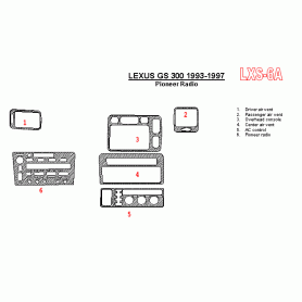 Lexus GS 1993 - 1997 Dash Trim Kit