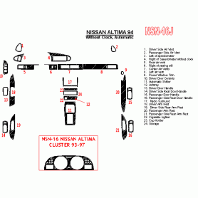 Nissan Altima 1994 - 1994 Dash Trim Kit