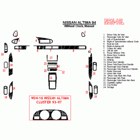 Nissan Altima 1994 - 1994 Dash Trim Kit