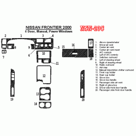 Nissan Frontier 2000 - 2000 Dash Trim Kit