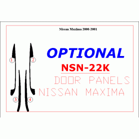 Nissan Maxima 2000 - 2001 Dash Trim Kit