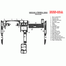 Nissan Xterra 2000 - 2000 Dash Trim Kit