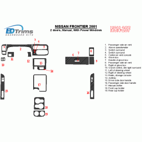 Nissan Frontier 2001 - 2001 Dash Trim Kit