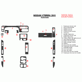 Nissan Xterra 2001 - 2001 Dash Trim Kit