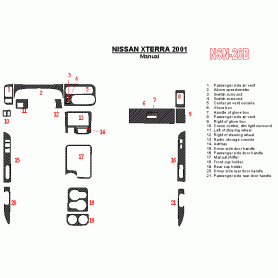Nissan Xterra 2001 - 2001 Dash Trim Kit
