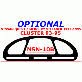 Nissan Quest 1993 - 1995 Dash Trim Kit