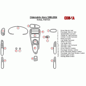 Oldsmobile ALero 1999 - 2004 Dash Trim Kit