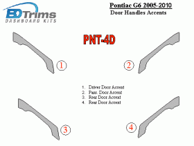 Pontiac G6 2005 - 2010 Dash Trim Kit