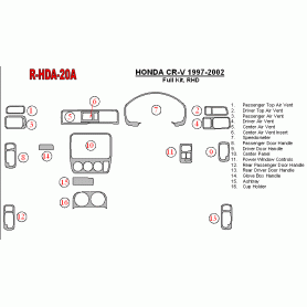 Honda CR-V 1997-2002 Dash Trim Kit (RHD)