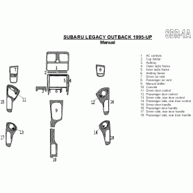 Subaru Legacy Outback 1995 - 1999 Dash Trim Kit