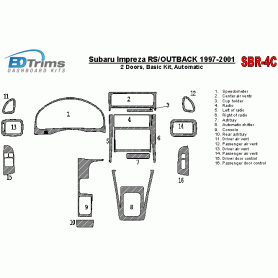 Subaru Impreza RS 1997 - 2001 Dash Trim Kit