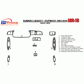 Subaru Legacy Outback 2000 - 2004 Dash Trim Kit