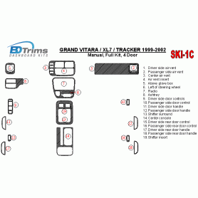 Suzuki Grand Vitara 1999 - 2002 Dash Trim Kit
